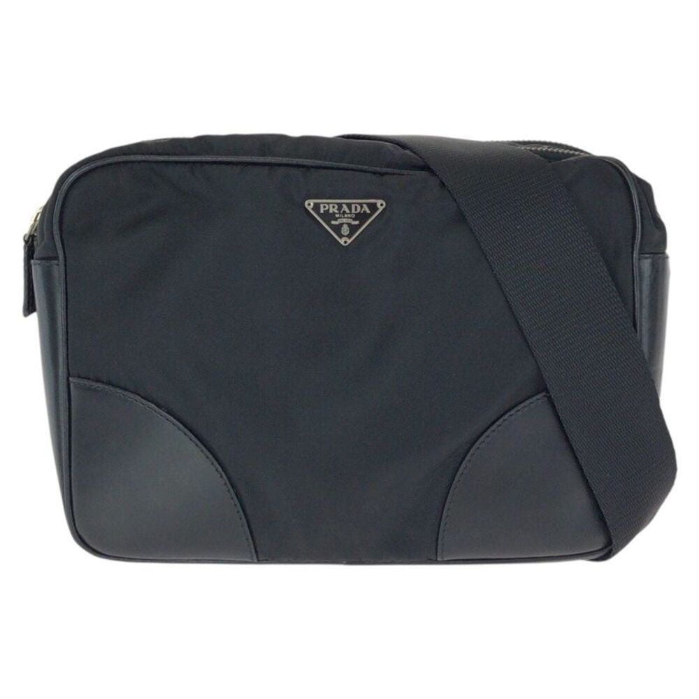 Prada Tessuto Nylon Leather Camera Bag